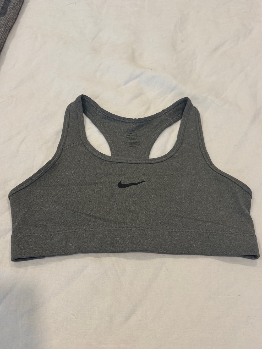 Nike Dri-Fit Charcoal Grey Sports Bra Size M